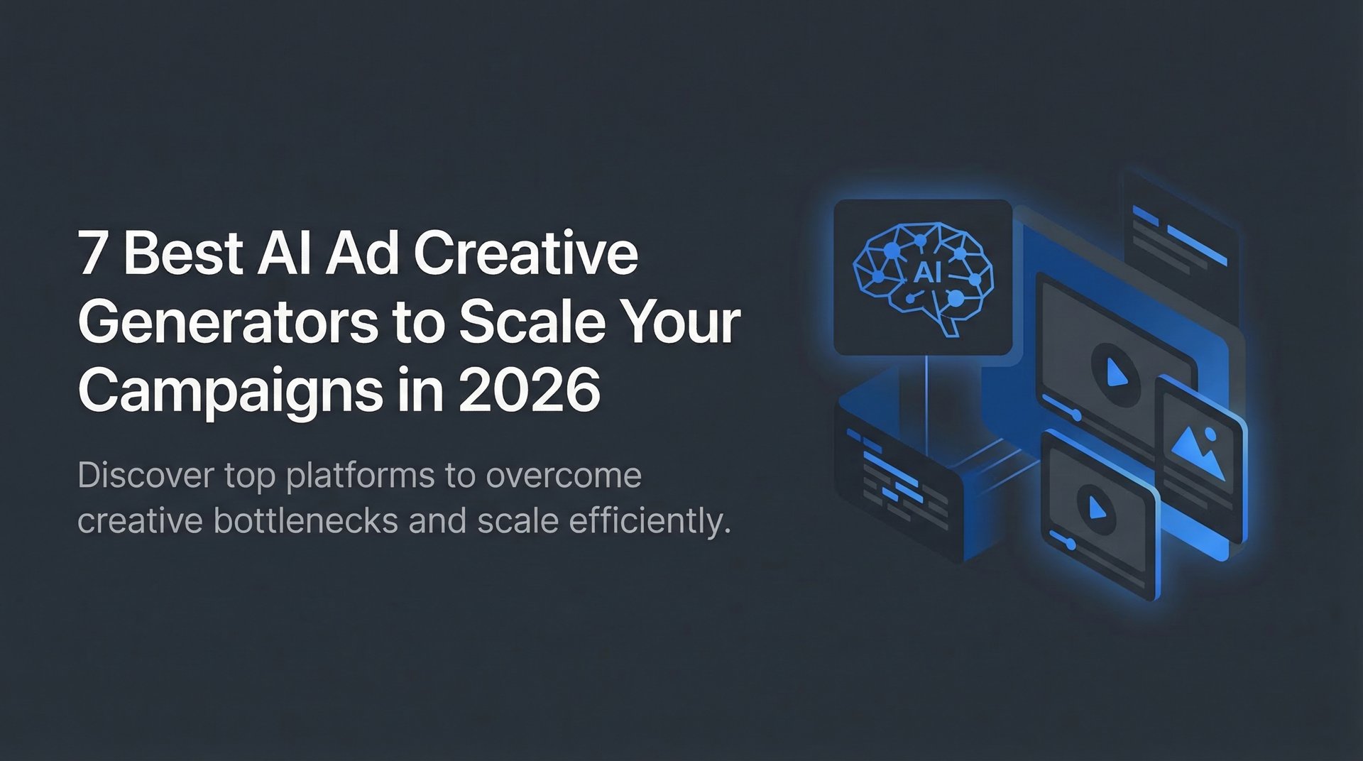 Best AI Ad Creative Generator: Top 7 Tools 2026 Guide