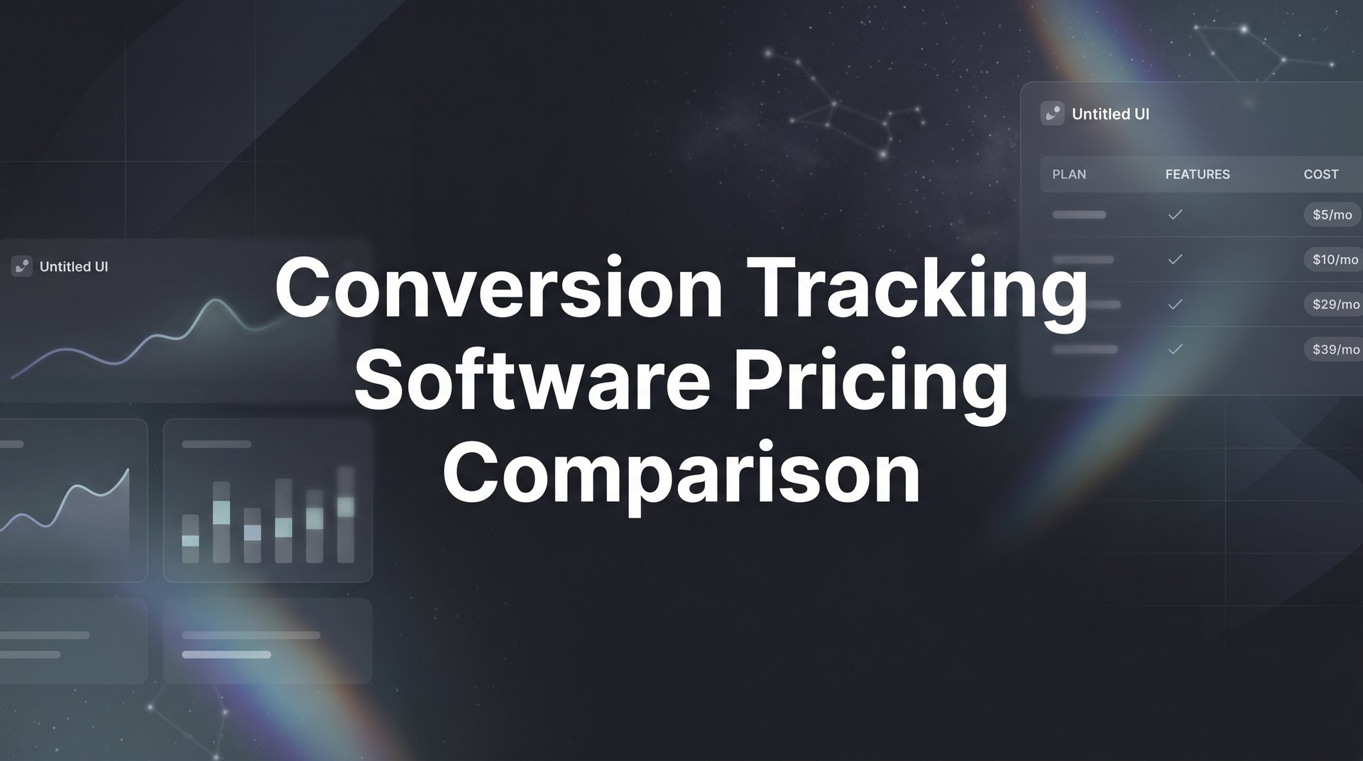 Conversion Tracking Software Pricing Comparison 2026
